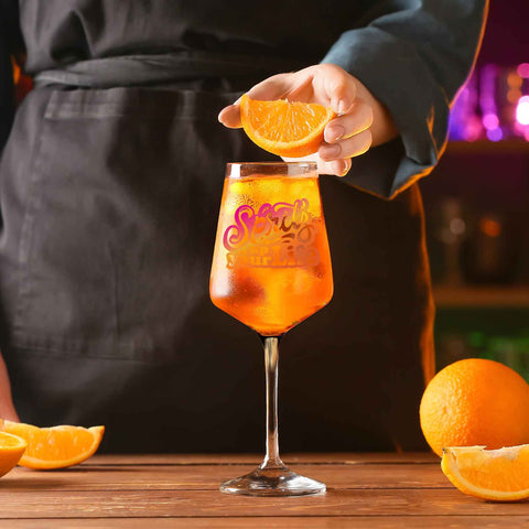 Leonardo Weinglas mit UV-Druck - "Spritz up your Life"