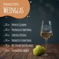 Stölzle Lausitz Weißweingläser "Vintage Weinranke" mit Namen im Set