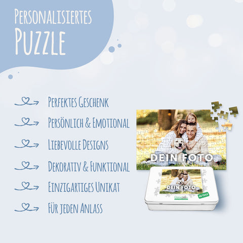 Personalisiertes Puzzle mit Foto - Personalisiertes Geschenk mit eigenem Bild