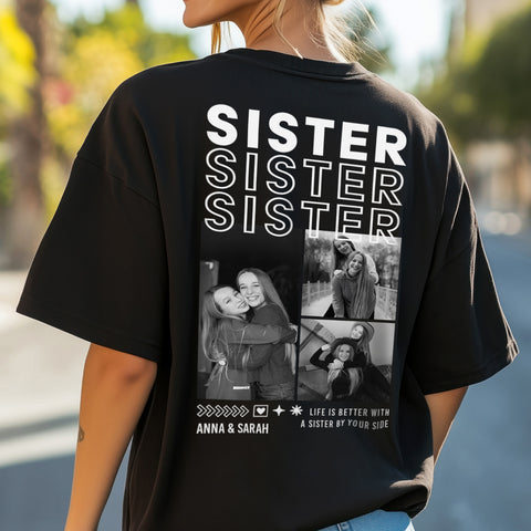Personalisiertes T-Shirt Unisex - Sister