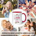 Bedruckte Tasse mit Spruch - Du bist mein Lieblingsmuggel mit Namen