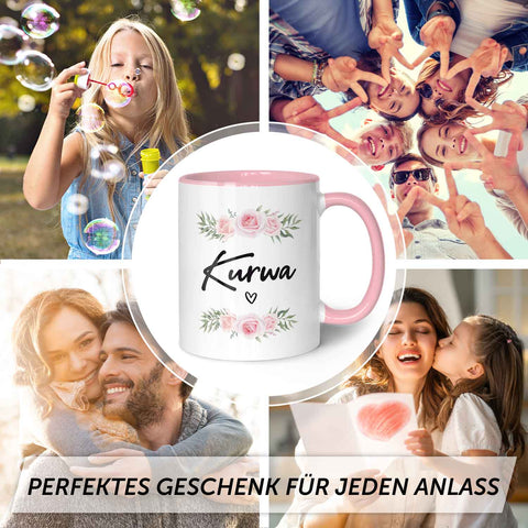 Bedruckte Tasse Kurwa