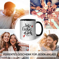 Bedruckte Tasse mit Spruch - Ich liebe dich V2