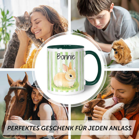 Bedruckte Tasse im Aquarell Stil - Foto Haustier - Personalisiert mit eigenem Bild