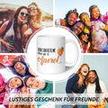 Bedruckte Tasse mit Aperol Spritz Motiv - Durchhalten später gibt es Aperol - Aperol Geschenk