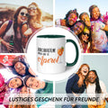 Bedruckte Tasse mit Aperol Spritz Motiv - Durchhalten später gibt es Aperol - Aperol Geschenk