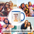 Bedruckte Tasse mit Aperol Spritz Motiv - Kaffee bla bla bla Aperol - Aperol Geschenk