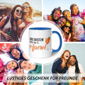 Bedruckte Tasse mit Aperol Spritz Motiv - Durchhalten später gibt es Aperol - Aperol Geschenk