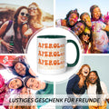 Bedruckte Tasse mit Aperol Spritz Motiv - Aperoliker - Aperol Geschenk für Frauen und Männer