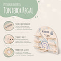 Toniebox Regal für Kinderzimmer - Ballon - Personalisiert mit Namen