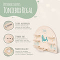 Toniebox Regal für Kinderzimmer - Wal - Personalisiert mit Namen
