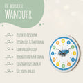 Wanduhr Kinder Auto - mit UV Druck