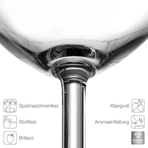 Leonardo Weingläser mit Gravur - Skyline Warstein im Set
