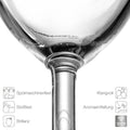 Leonardo Bierglas mit Gravur "Hirschkopf" mit Namen und Datum