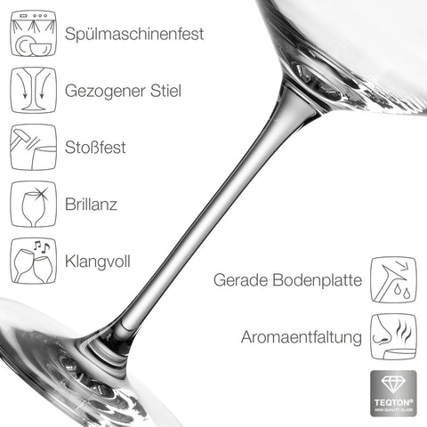 Leonardo Puccini Weinglas mit Gravur - "Wunscherfüller"