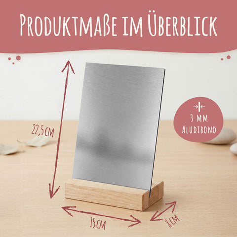 Personalisiertes Song Cover auf Alu-Dibond - Geschenk mit eigenem Foto im Musik Cover Design