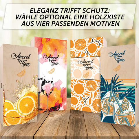 Leonardo Weinglas mit Gravur "Aperol Rezepte" - 360° Gravur