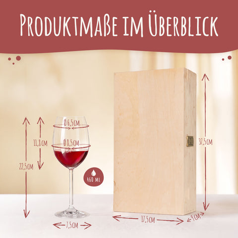 Leonardo Gläser mit Gravur im "Wedding Love" Design als Set