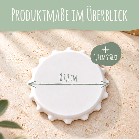 Flaschenöffner mit UV Druck - Personalisiert mit Namen und Geburtsjahr