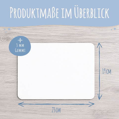 Bedrucktes Mousepad mit eigenem Foto