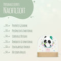 Kinder LED Nachtlicht mit Sockel aus Holz - "Blumenkreis" GRAVURZEILE – Bild 67