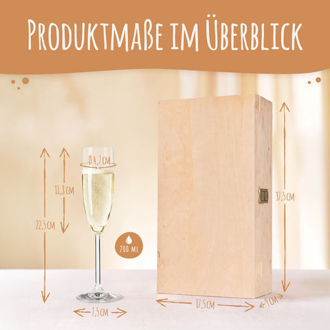 Leonardo Gläser mit Gravur im "Wedding Love" Design als Set
