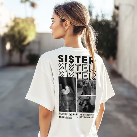 Personalisiertes T-Shirt Unisex - Sister
