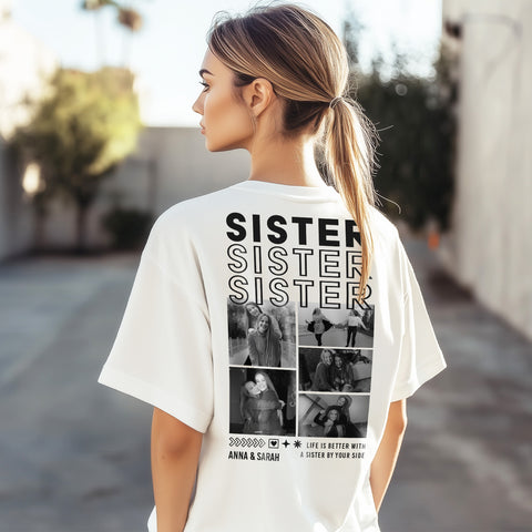 Personalisiertes T-Shirt Unisex - Sister