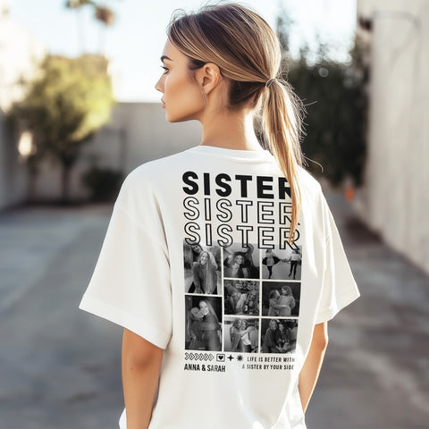 Personalisiertes T-Shirt Unisex - Sister