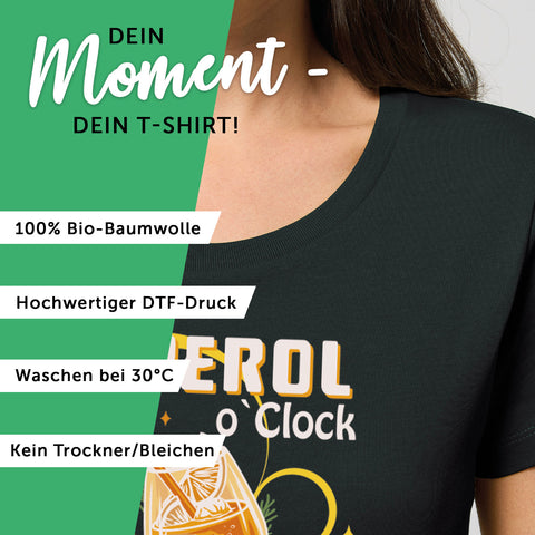 Bedrucktes T-Shirt für Damen - Aperol o´Clock