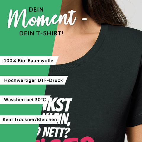 Bedrucktes T-Shirt für Damen - Böser Fehler