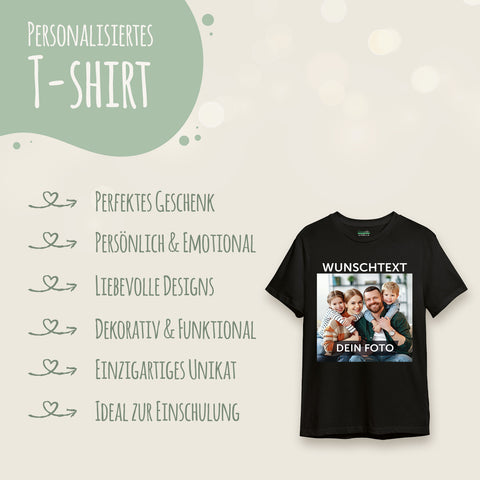 Personalisiertes Oversized T-Shirt - Foto & Wunschtext