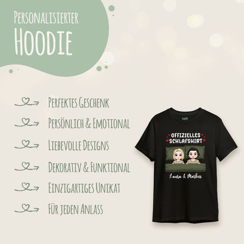 Personalisiertes Oversized T-Shirt - Offizielles Schlafshirt