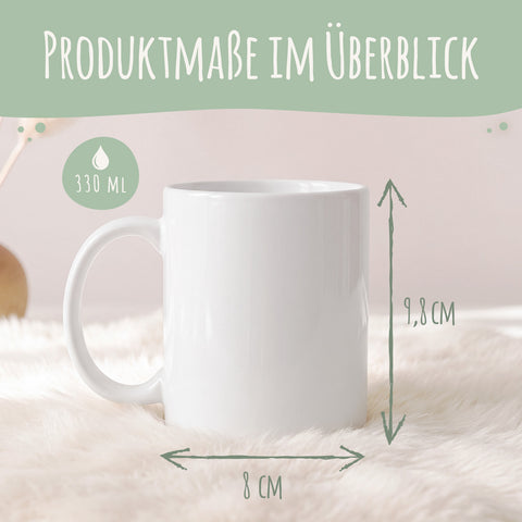 Bedruckte Tasse - Mutmacher - Geschenk zur Einschulung