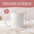 Bedruckte Tasse mit dem Spruch Love und 8 eigenen Fotos