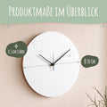Wanduhr aus Holz Pastalover - mit UV Druck