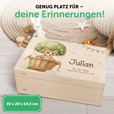 Erinnerungskiste für Kinder mit UV-Druck - Ballon