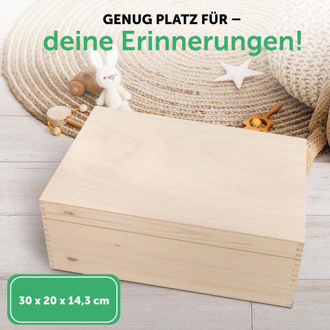 Bedruckte Erinnerungskiste zur Kommunion & Konfirmation - Symbole