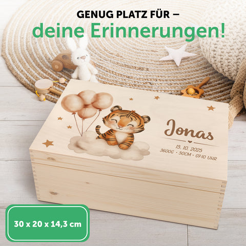 Erinnerungskiste für Kinder mit UV-Druck - Wolken