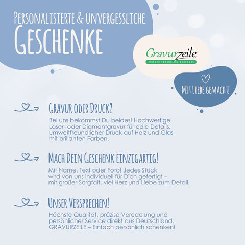 Bedrucktes Schieferherz - Wo alles begann - Personalisiertes Geschenk