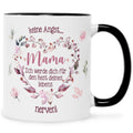 Bedruckte Tasse mit Spruch Keine Angst Mama