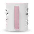 Bedruckte Tasse mit Spruch Engel ohne Flügel