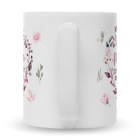 Bedruckte Tasse mit Spruch Keine Angst Mama