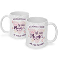 Bedruckte Tasse mit Spruch Das höchste Glück