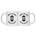 Bedruckte Tasse mit Name - Onkels mit Bart