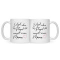 Bedruckte Tasse mit Spruch Engel ohne Flügel