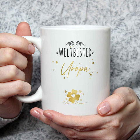 Bedruckte Tasse mit Spruch "Weltbeste"