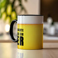Bedruckte Tasse Ich wünschte das wäre ein Bier