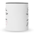 Bedruckte Tasse mit Spruch Engel ohne Flügel
