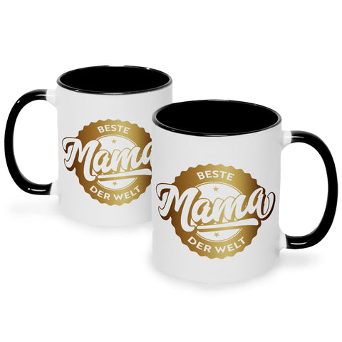 Bedruckte Tasse mit Spruch Beste Mama der Welt